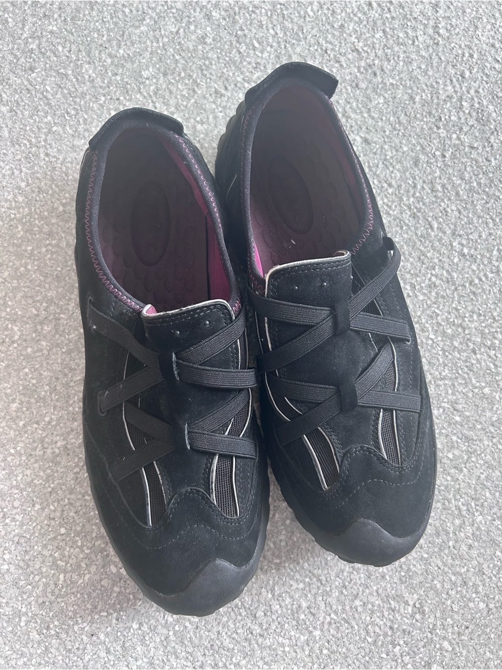 Privo by Clarks Women's Black Slip-On Suede Comfort Sneakers Size 9.5M